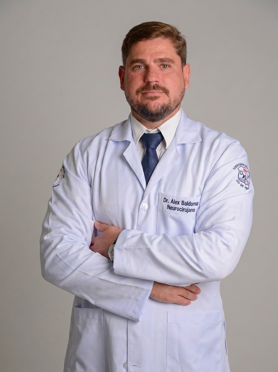 Dr. Alex Baldomar Guillén, neurocirujano y neurorradiólogo intervencionista